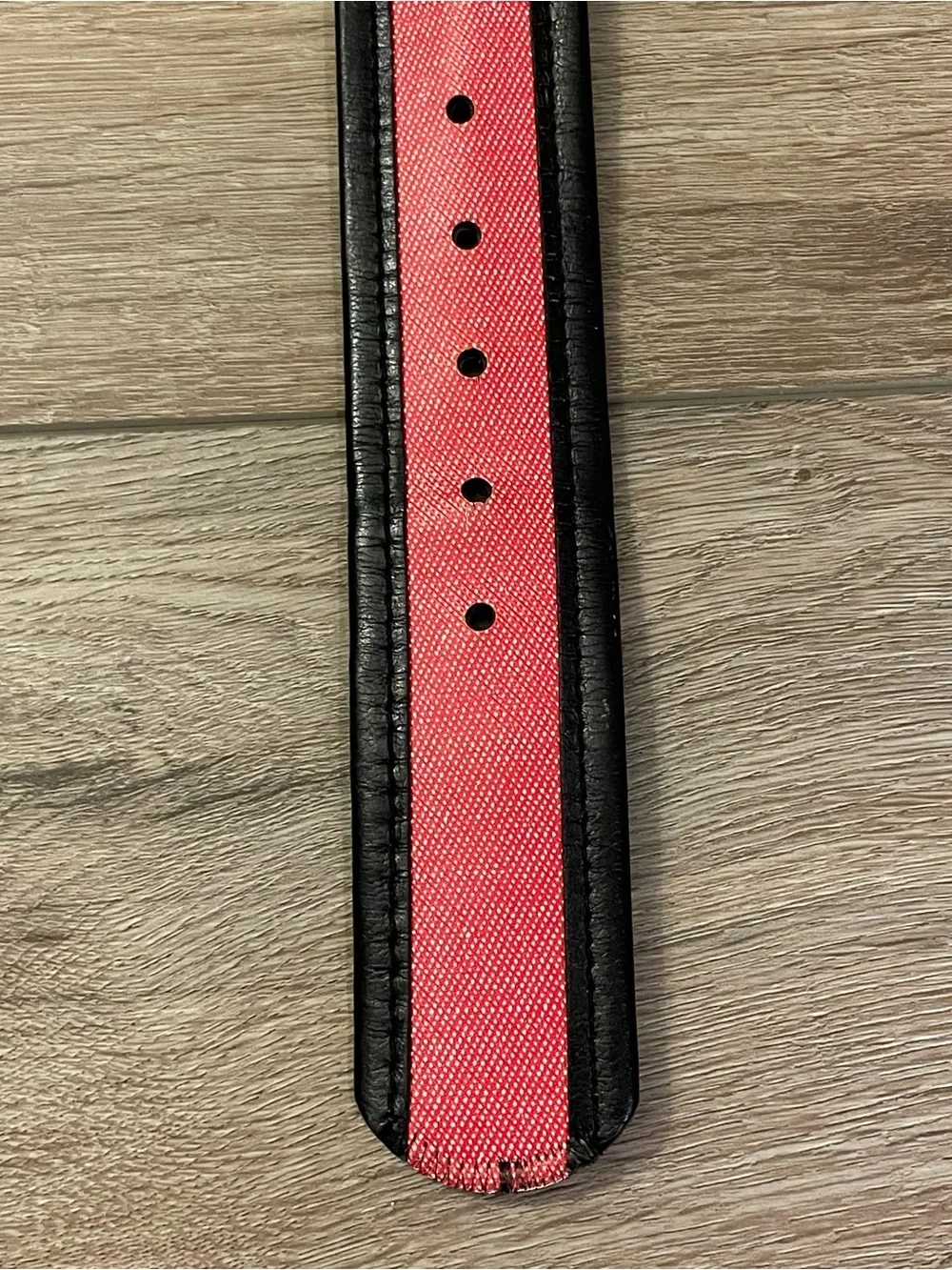 Full grain steerhide and canvas belt size 36 unisex